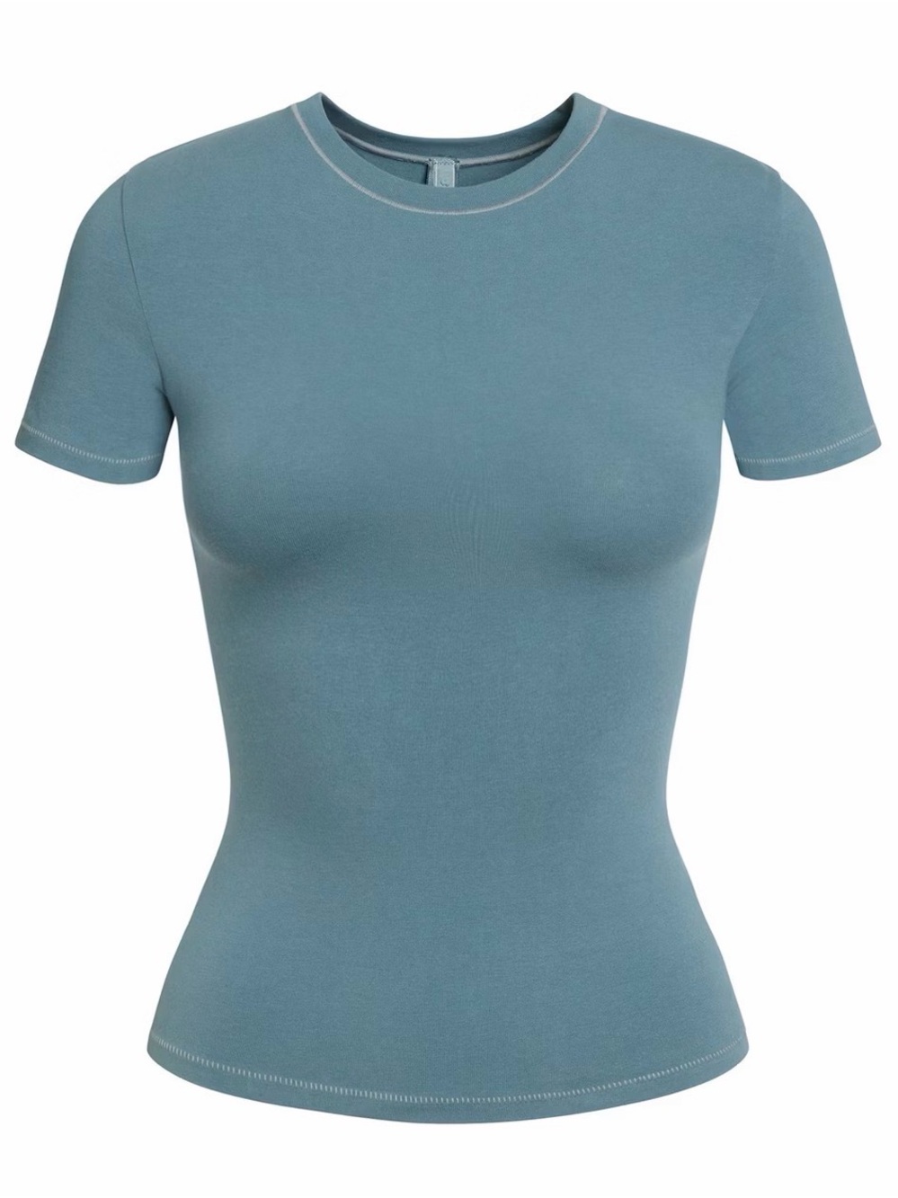 SKIMS COTTON JERSEY T-SHIRT - KYANITE